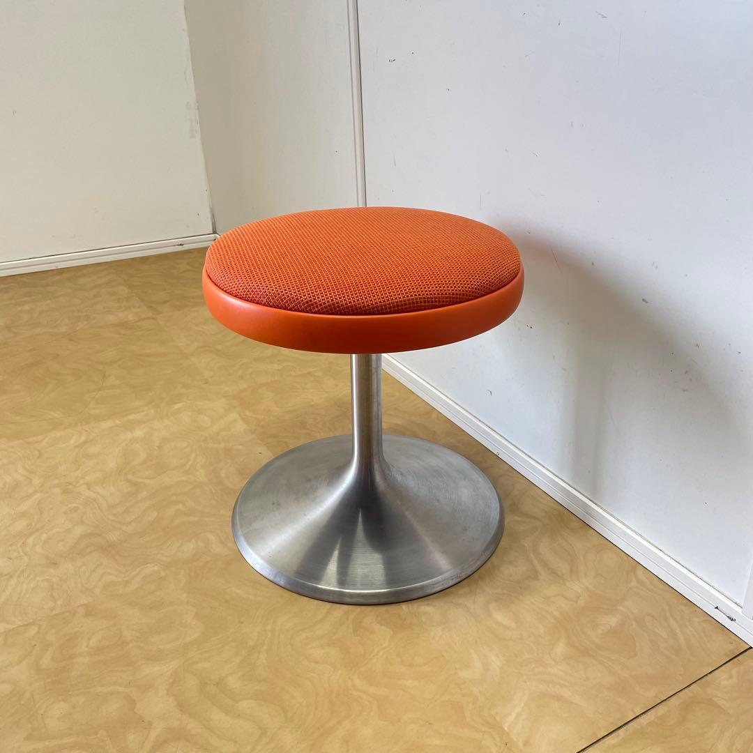 ビンテージ オカムラ 回転スツール チェア 椅子 イス レトロ アンティーク