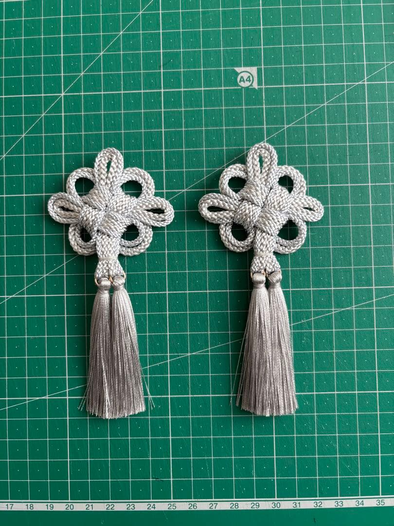 ☆さくら☆発送休止中です。　グレーの被布飾り