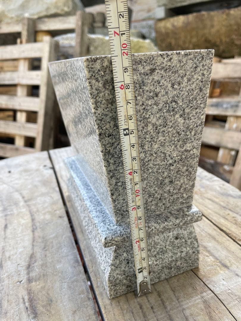 水鉢　国産品　花沢石　手作り　お墓