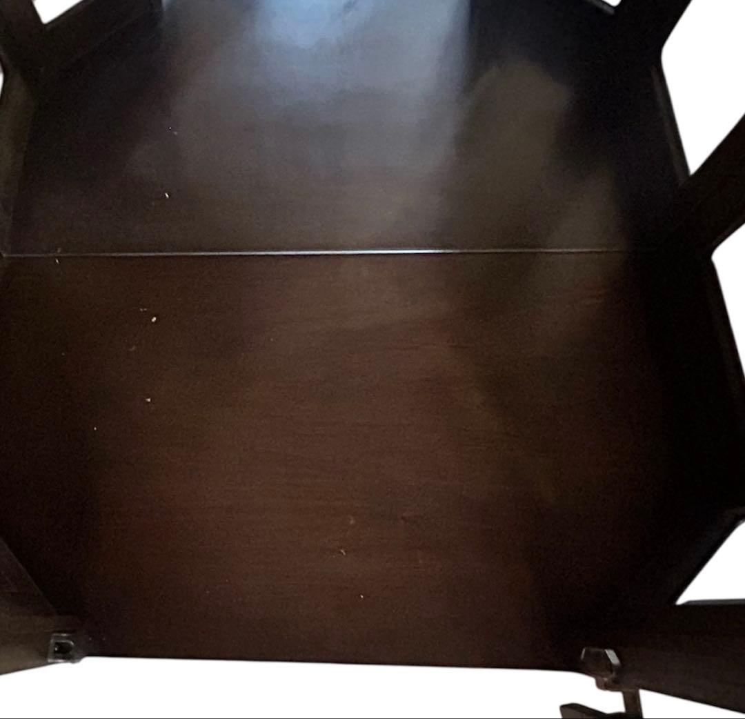 【カリモク キュリオケース】内部照明付き 5面 ガラス 5段 飾り棚 ★美品