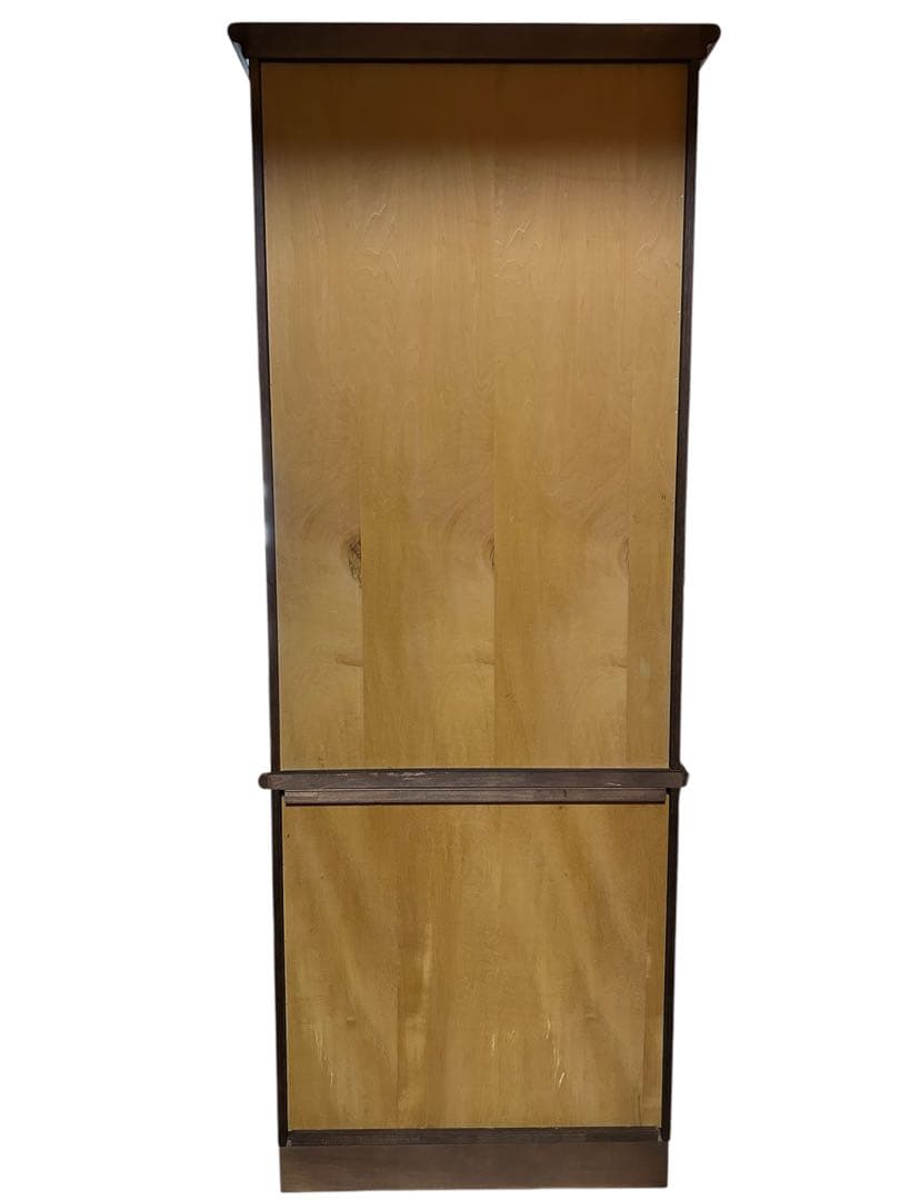 【カリモク キュリオケース】内部照明付き 5面 ガラス 5段 飾り棚 ★美品