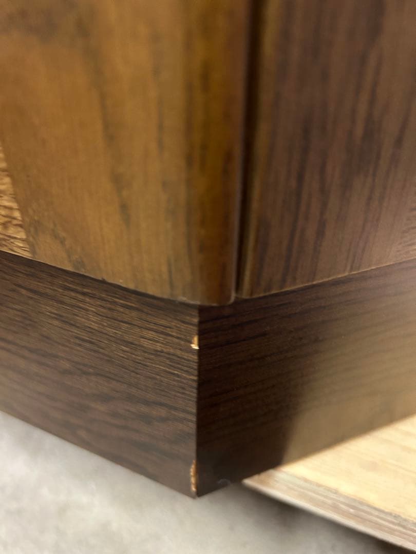 【カリモク キュリオケース】内部照明付き 5面 ガラス 5段 飾り棚 ★美品