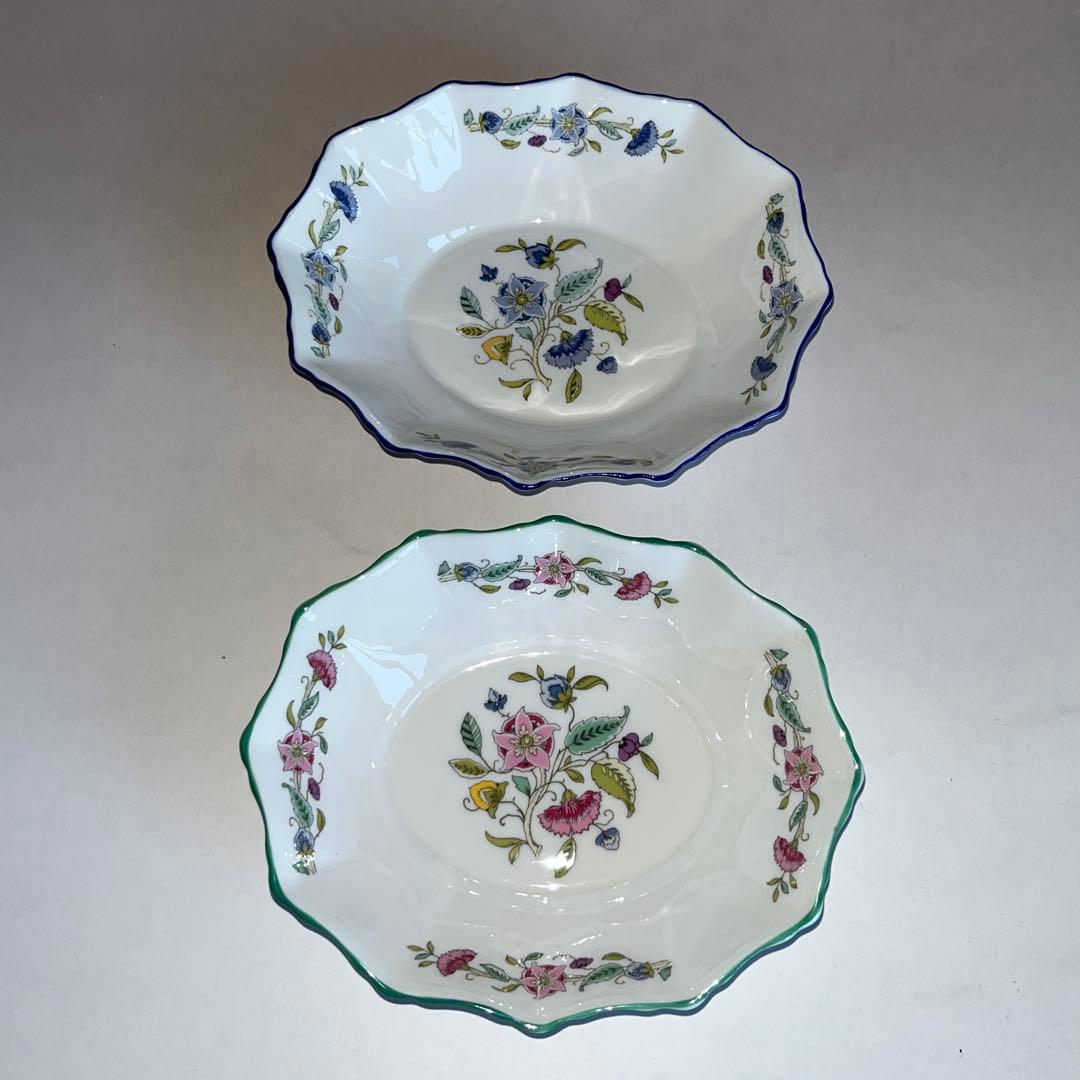 希少 ミントン ハドンホール オーバルトレイト ブルー シュガーポット