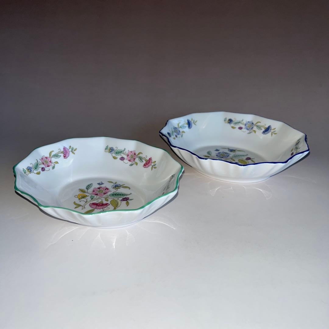 希少 ミントン ハドンホール オーバルトレイト ブルー シュガーポット