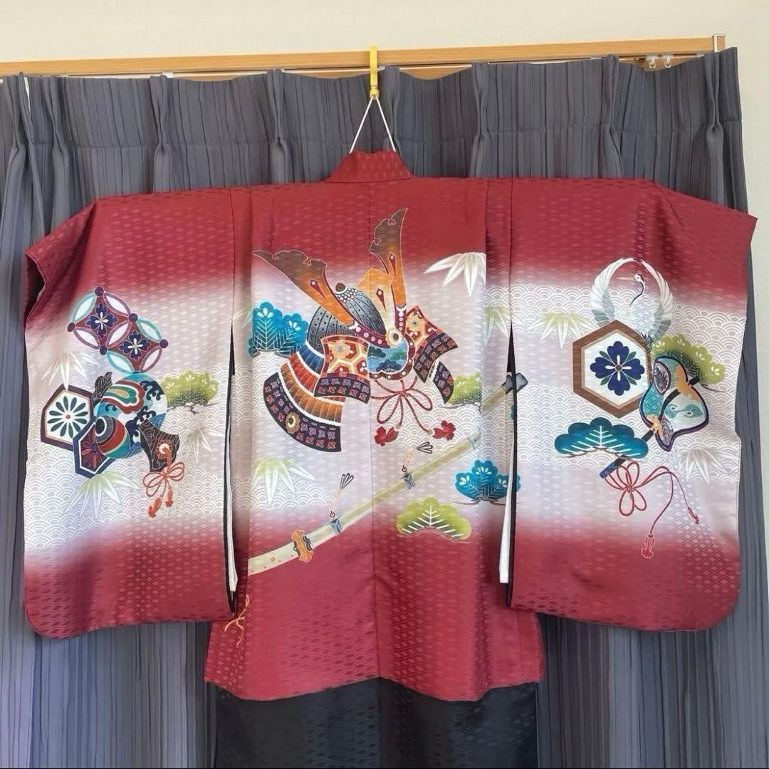 七五三　5歳男の子　袴着物セット　3歳女の子　被布セット