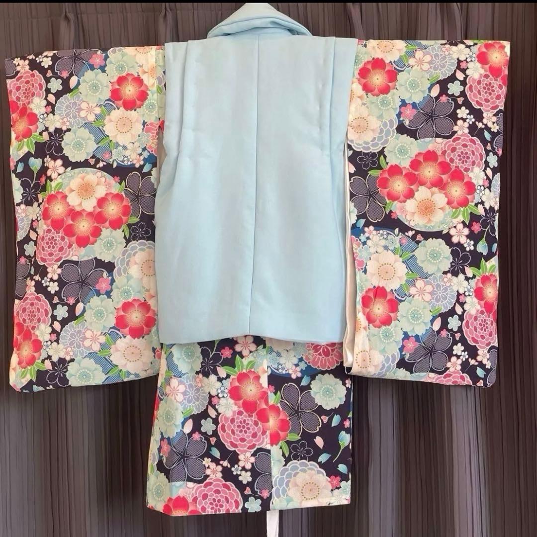 七五三　5歳男の子　袴着物セット　3歳女の子　被布セット