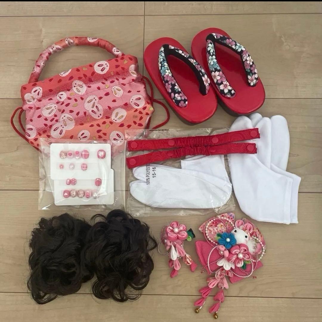 七五三　5歳男の子　袴着物セット　3歳女の子　被布セット