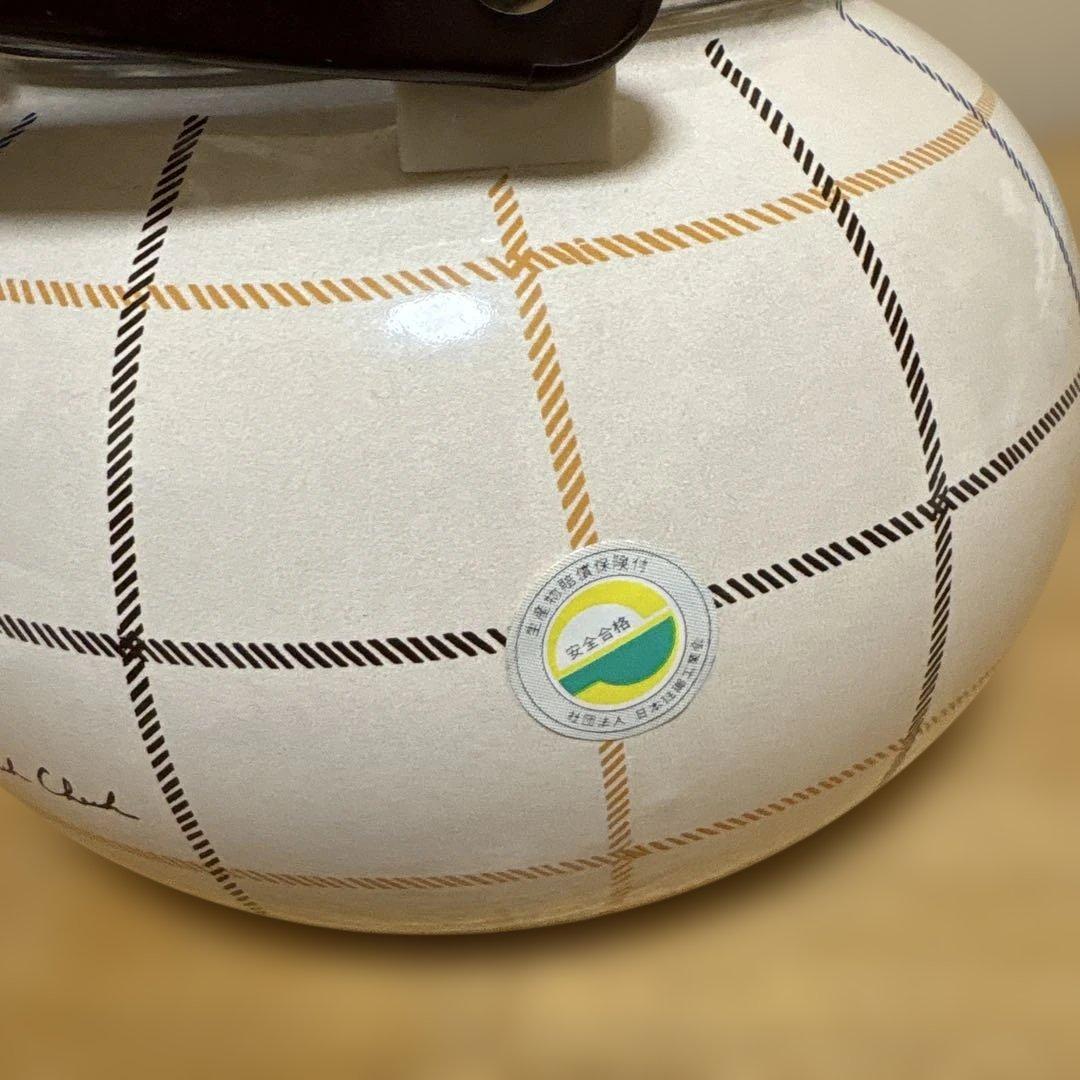 EJIRY エジリー Scotch Check スコッチチェック　両手鍋　ケトル