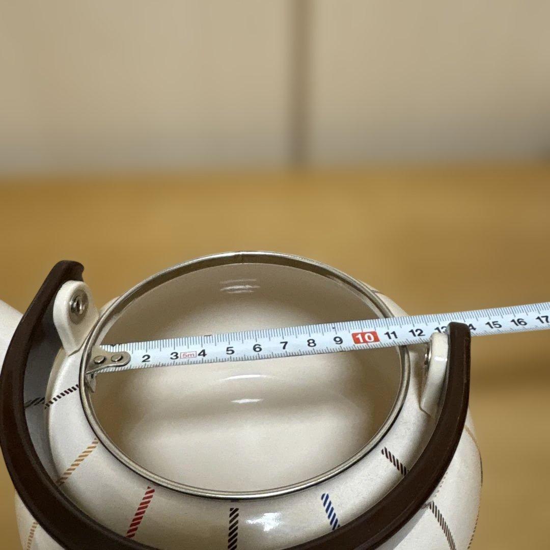 EJIRY エジリー Scotch Check スコッチチェック　両手鍋　ケトル