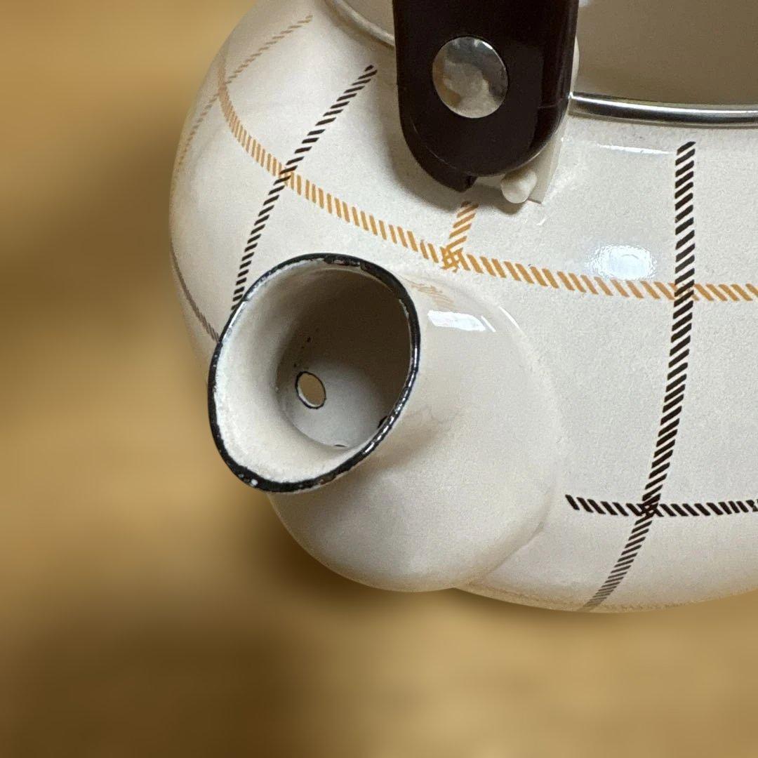 EJIRY エジリー Scotch Check スコッチチェック　両手鍋　ケトル