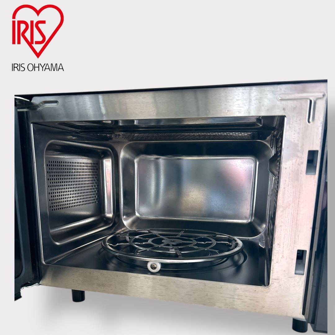 アイリスオーヤマ オーブンレンジ 2023年製 美品 説明書付