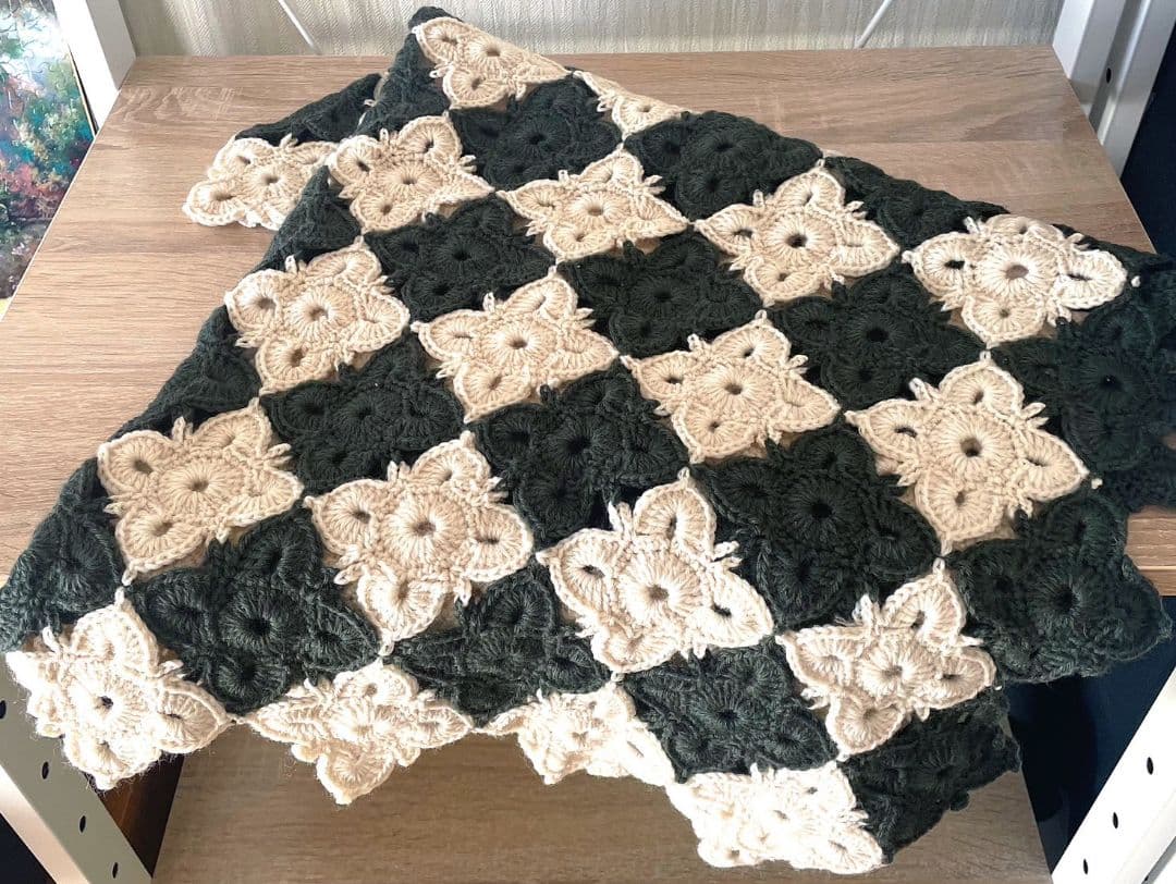 モチーフブランケット　マルチカバー