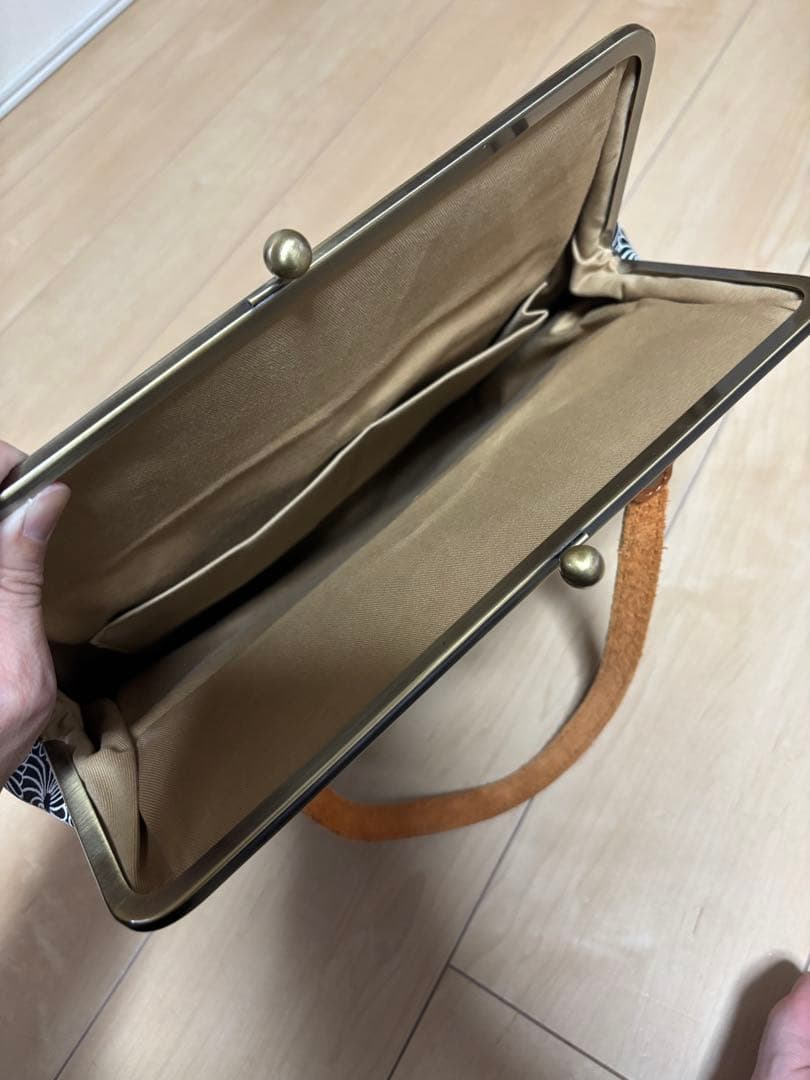 美品✨　がま口ショルダーバッグ　まつひろ商店