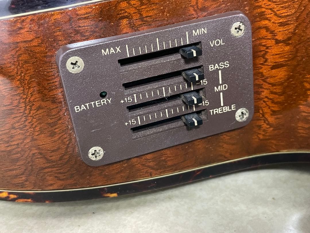 動作済 ペグ難有 ARIA The Sandpiper エレアコ アコギ