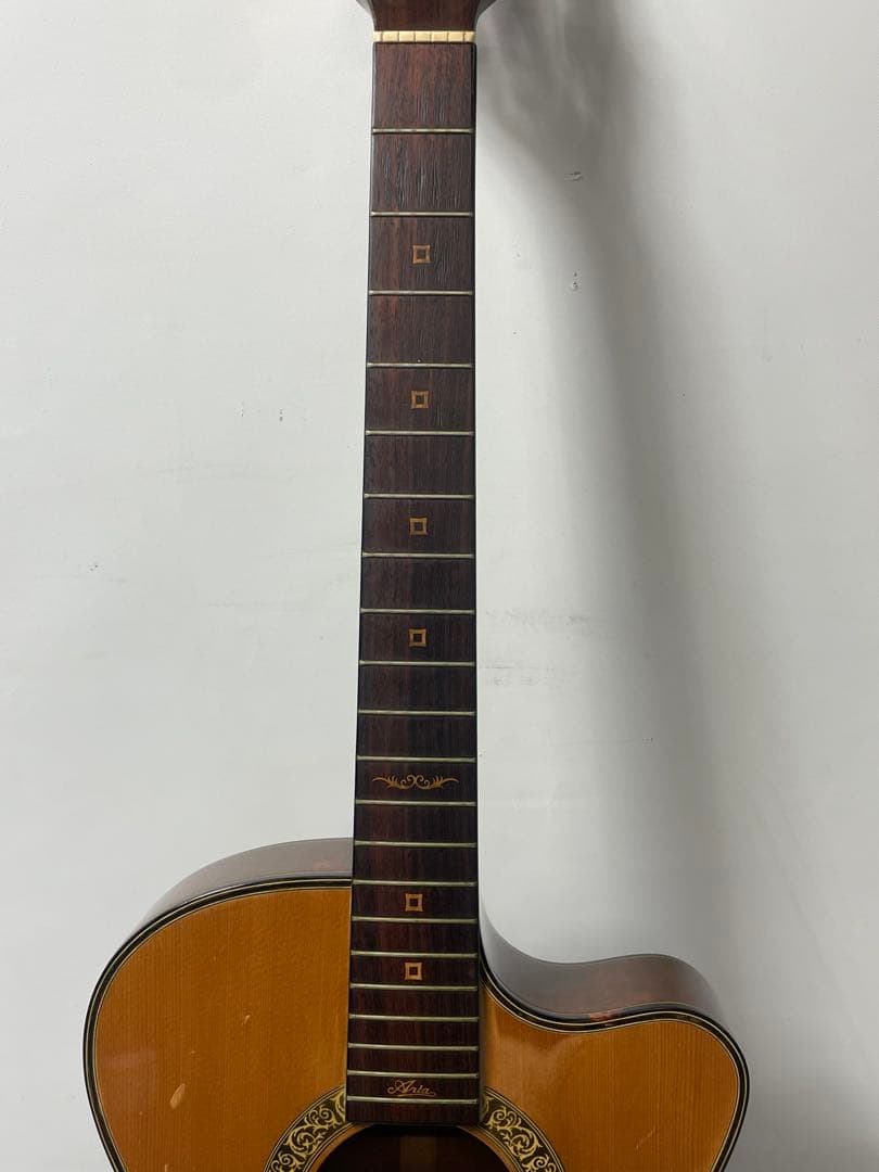 動作済 ペグ難有 ARIA The Sandpiper エレアコ アコギ