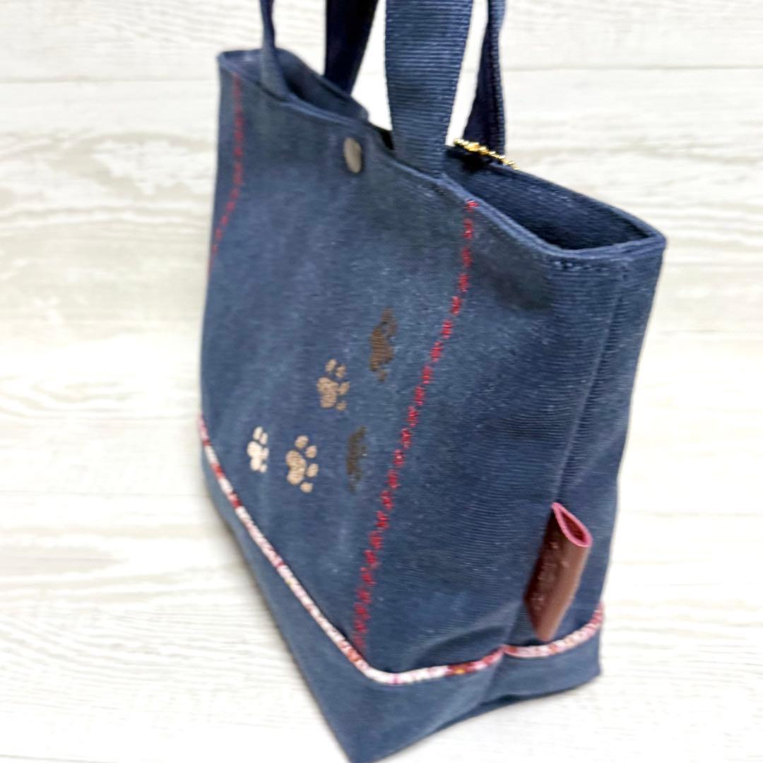 アメリカンショートヘアー刺繍♡ビンテージ帆布のトートバッグ