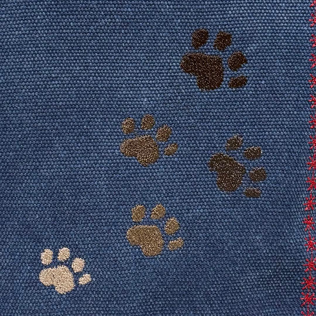 アメリカンショートヘアー刺繍♡ビンテージ帆布のトートバッグ