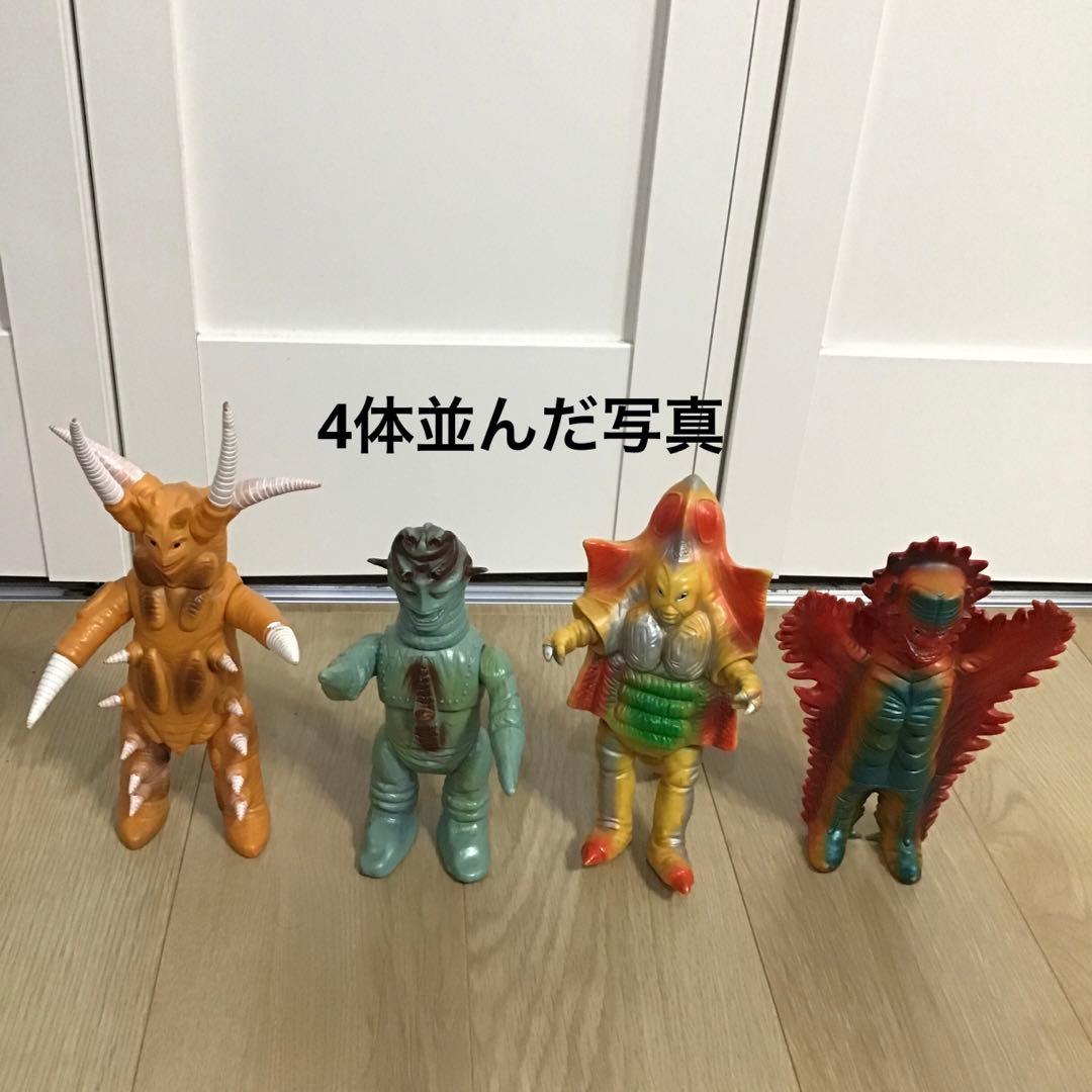 期間限定　昭和レトロ　当時物　ブルマック　ソフビ　ミラーマン　怪獣　ダークロン