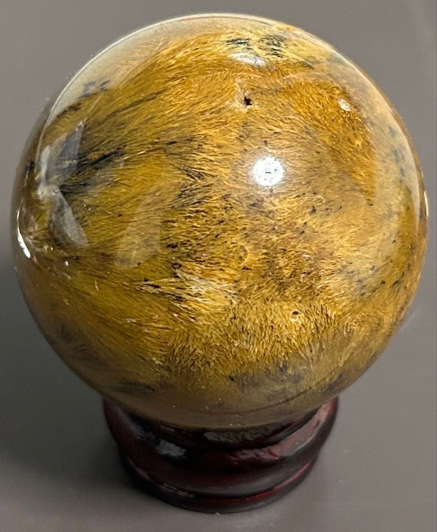 ゴールデンルチルクォーツ丸玉　200g