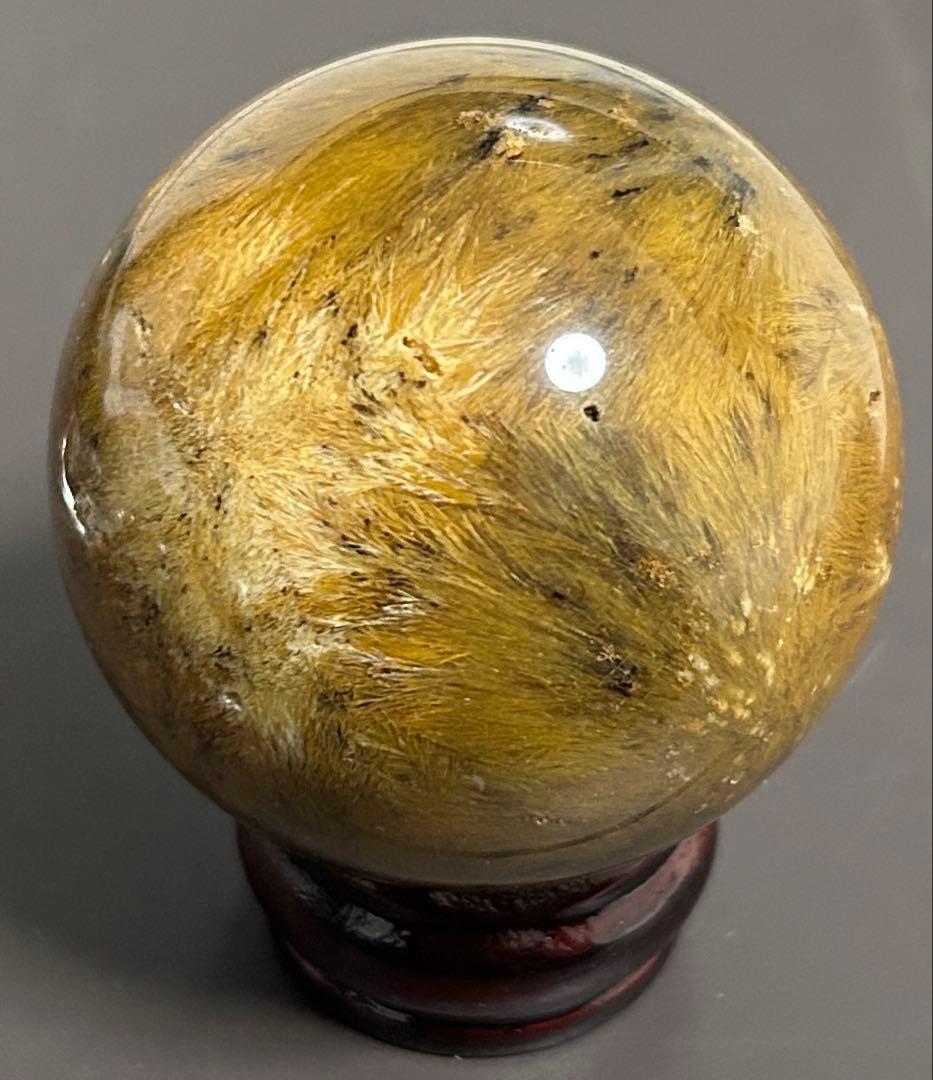 ゴールデンルチルクォーツ丸玉　200g