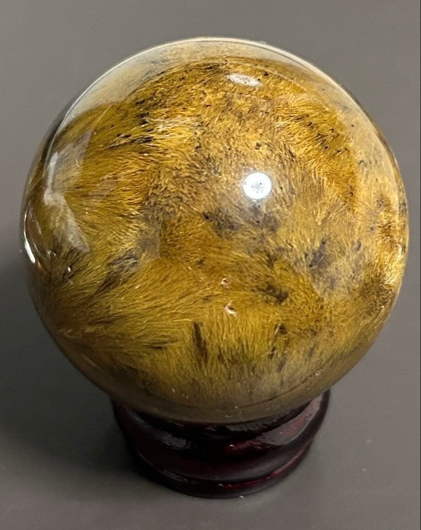 ゴールデンルチルクォーツ丸玉　200g