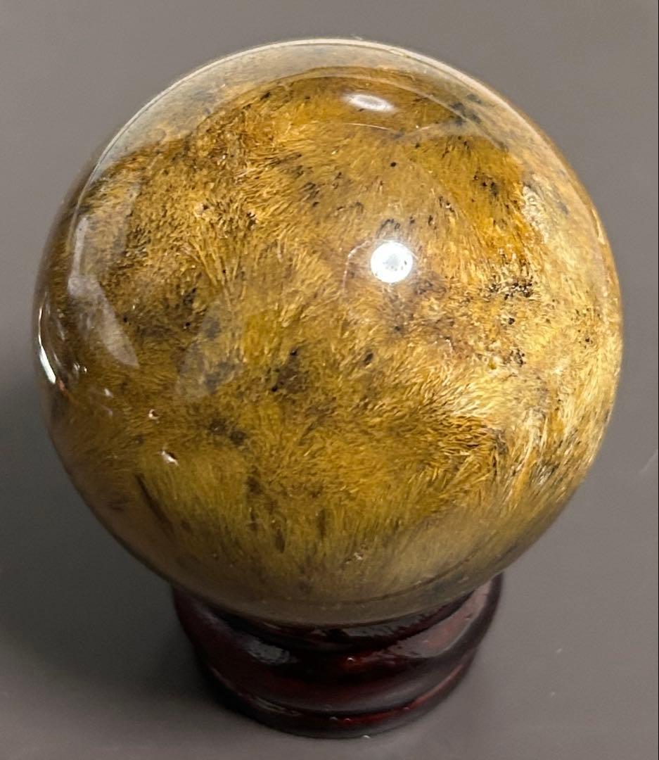 ゴールデンルチルクォーツ丸玉　200g