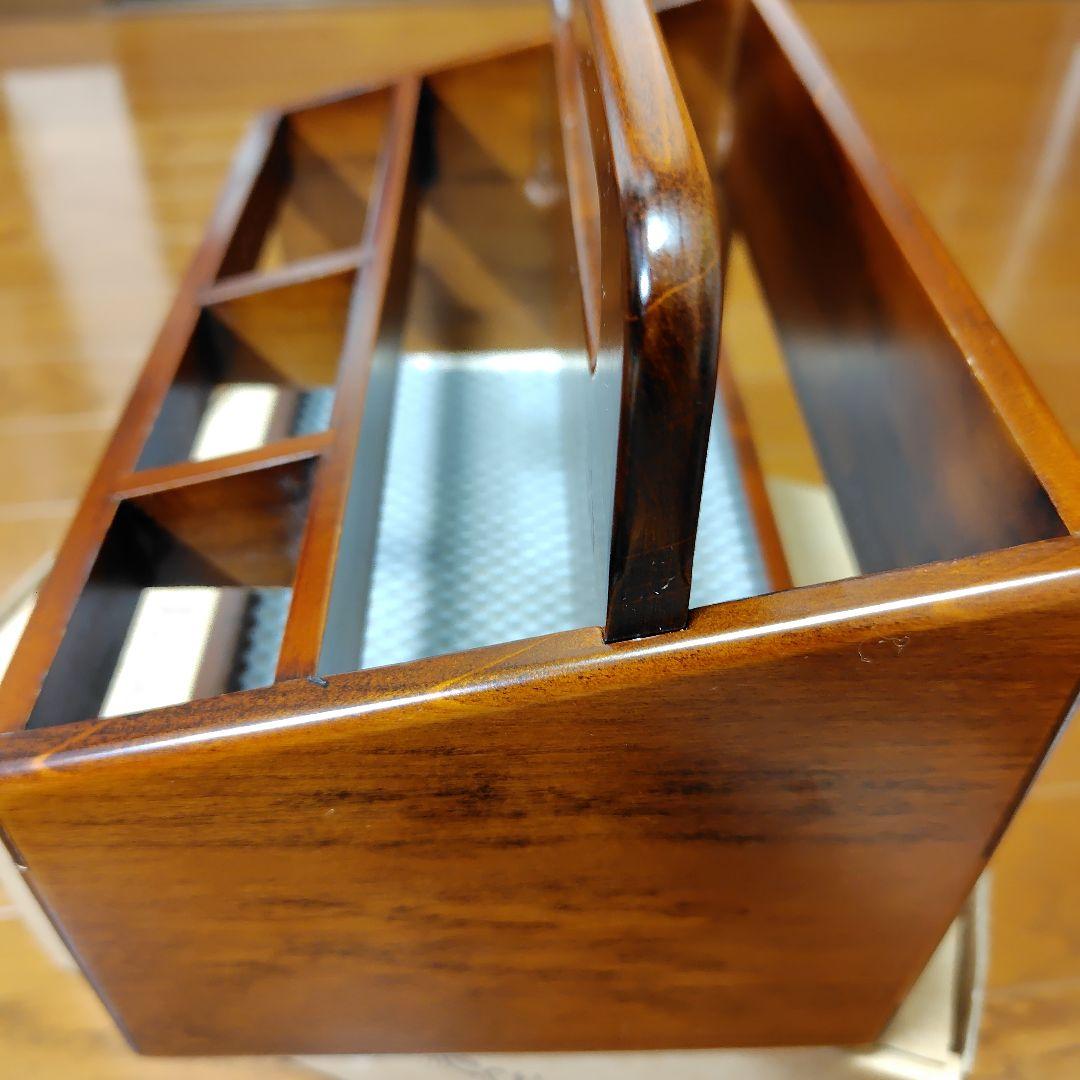 豊岡クラフト　リモコン整理箱、リモコンラック　マガジンラック、A4雑誌収納ラック