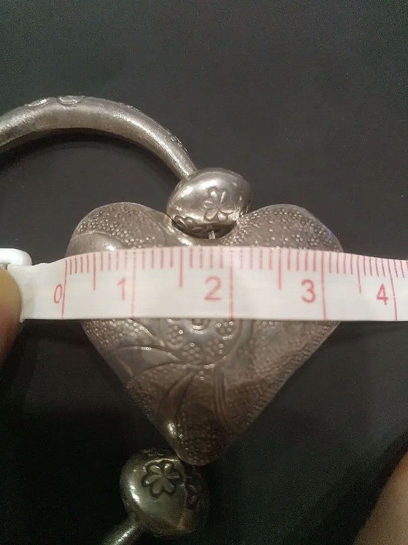 珍しい!! カレン族 ハートブレスレット 山岳民族 カレンシルバー タイ