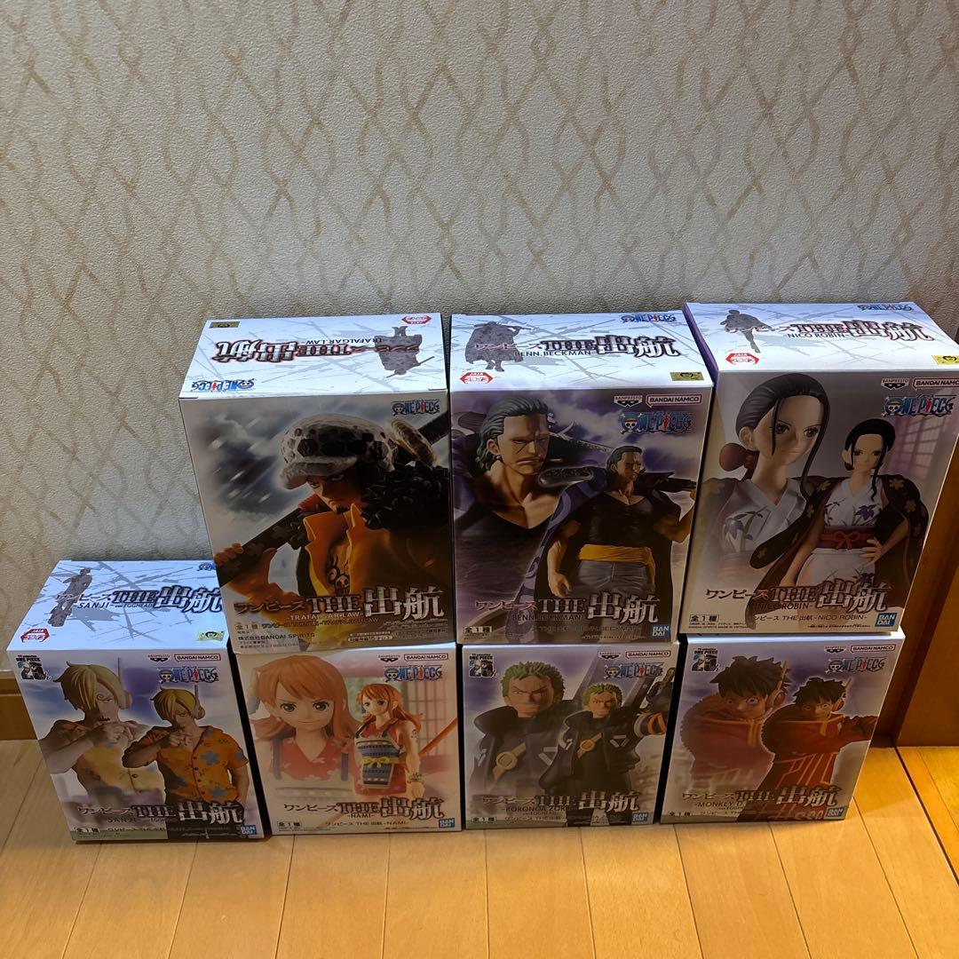 ワンピース　出航　フィギュアセット