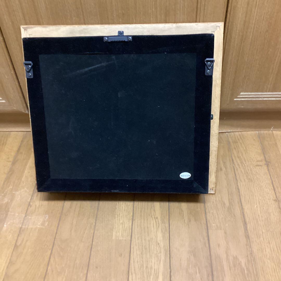 アンティーク　レトロ　木枠　前面ガラス仕様　壁掛　ゴルフセット　メイドイン中国