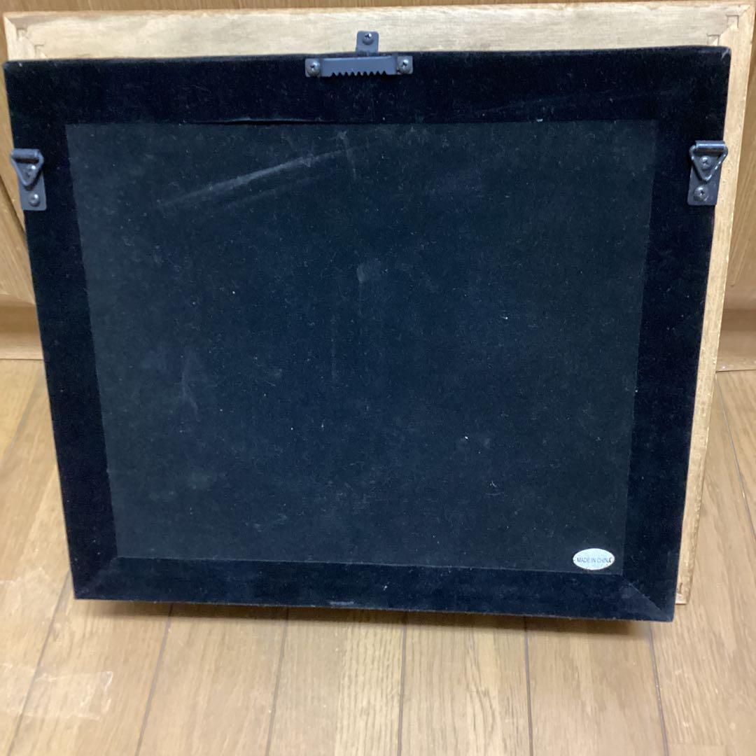 アンティーク　レトロ　木枠　前面ガラス仕様　壁掛　ゴルフセット　メイドイン中国