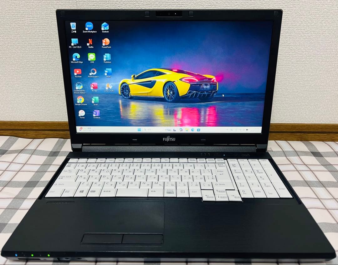 ★高性能★FUJITSU LIFEBOOK/Win11/新品SSD256/8gb
