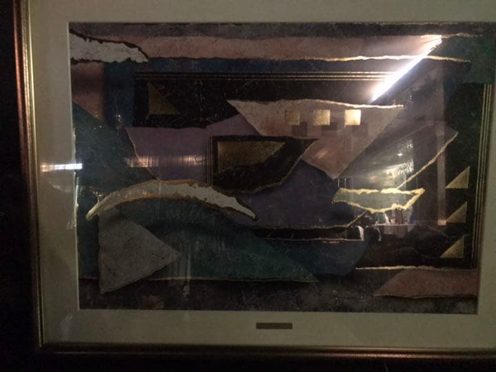 現代アート　額縁付き　絵画　ワールドアートコレクション　ノルテ　フラグメンツ