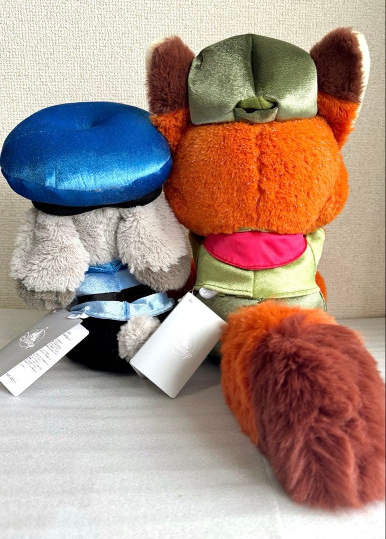 ディズニーストア　ズートピア　KIRAME ニック　ジュディ　ぬいぐるみ　幼少期