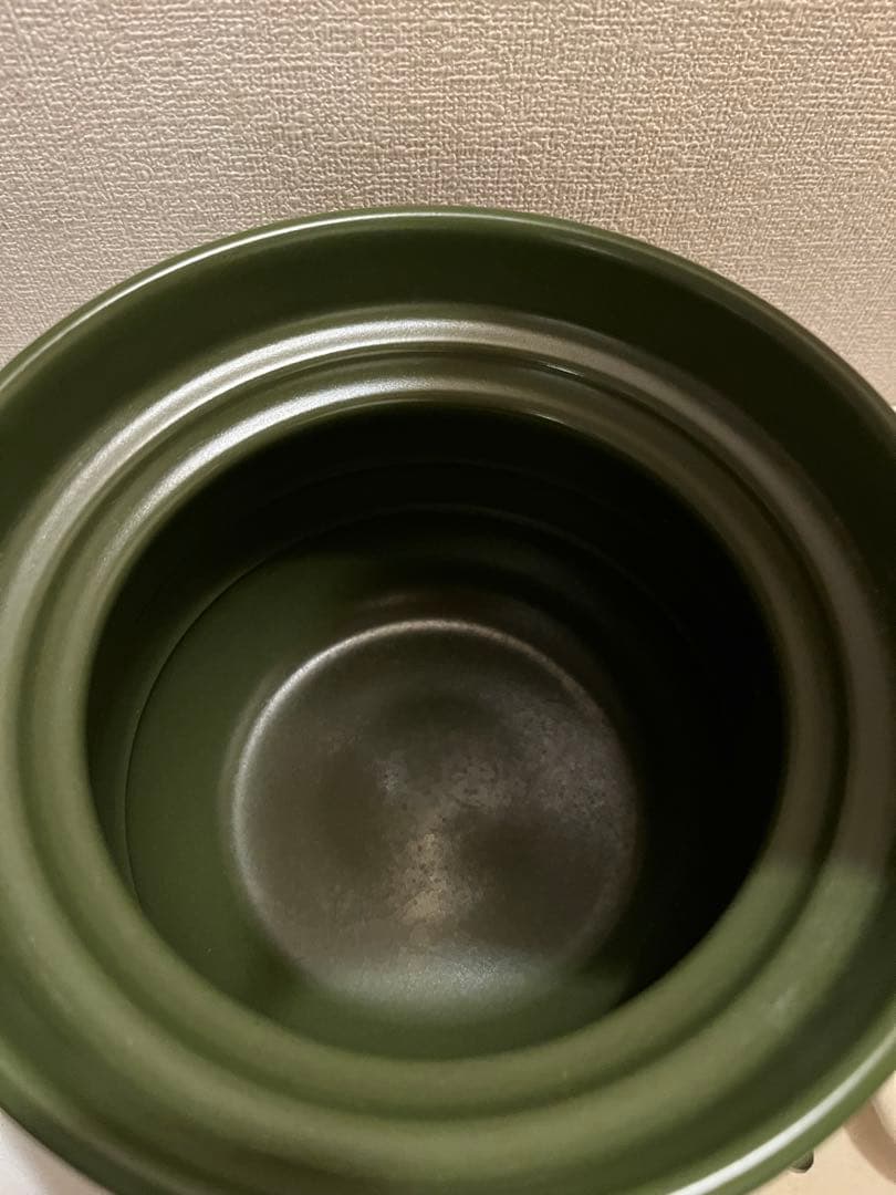 訳あり　華月 大黒ごはん鍋 【新品未使用】 2合炊き 内蓋付き 萬古焼