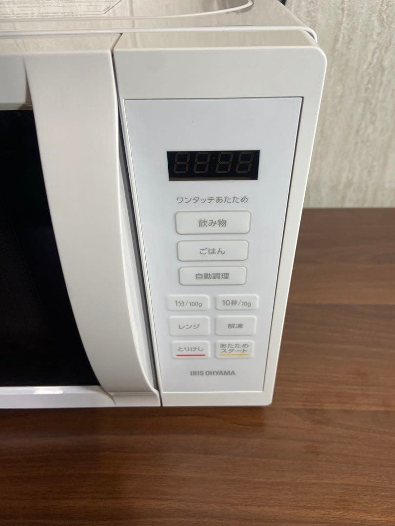 極美品 アイリスオーヤマ 単機能電子レンジ IMB-T178-W