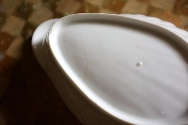 19世紀 金の貝と大きなラヴィエa パリ窯 プレート シェル アンティーク