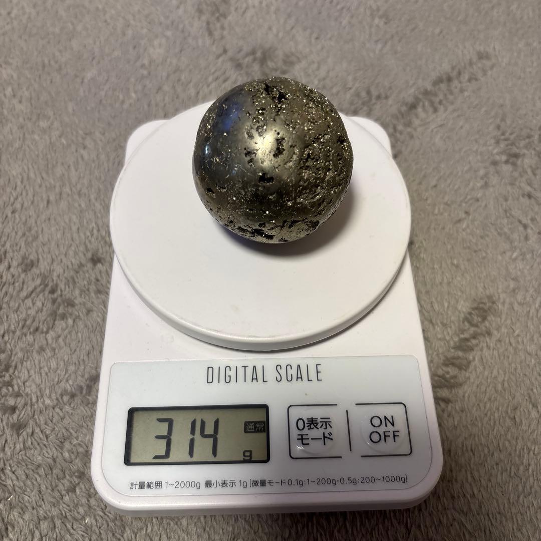 パイライト【黄鉄鉱】丸玉スフィアジオード結晶邪気祓い金運上昇天然石パワーストーン