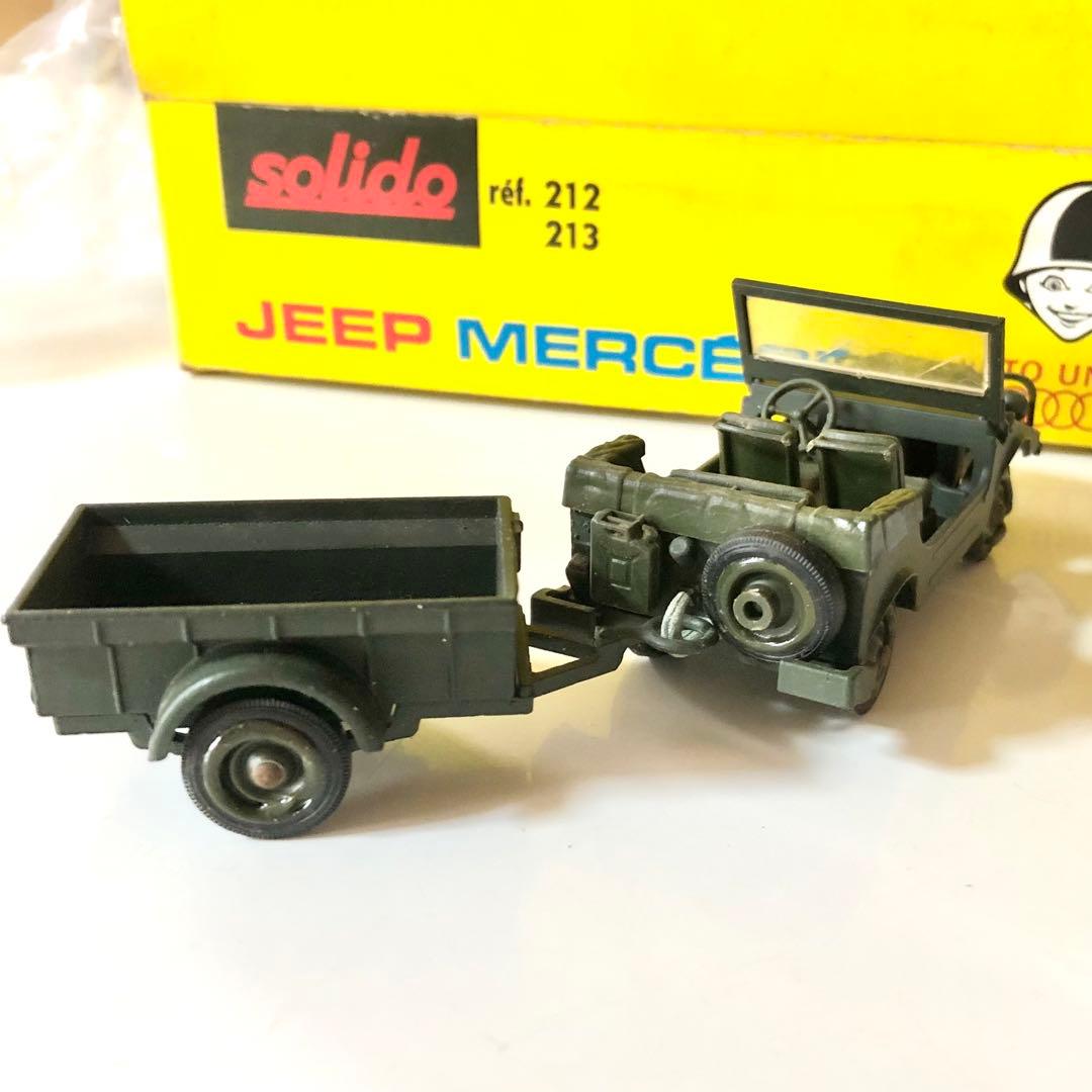 ミニカー Solido 1/45 JEEP MERCEDES AUTO UNION