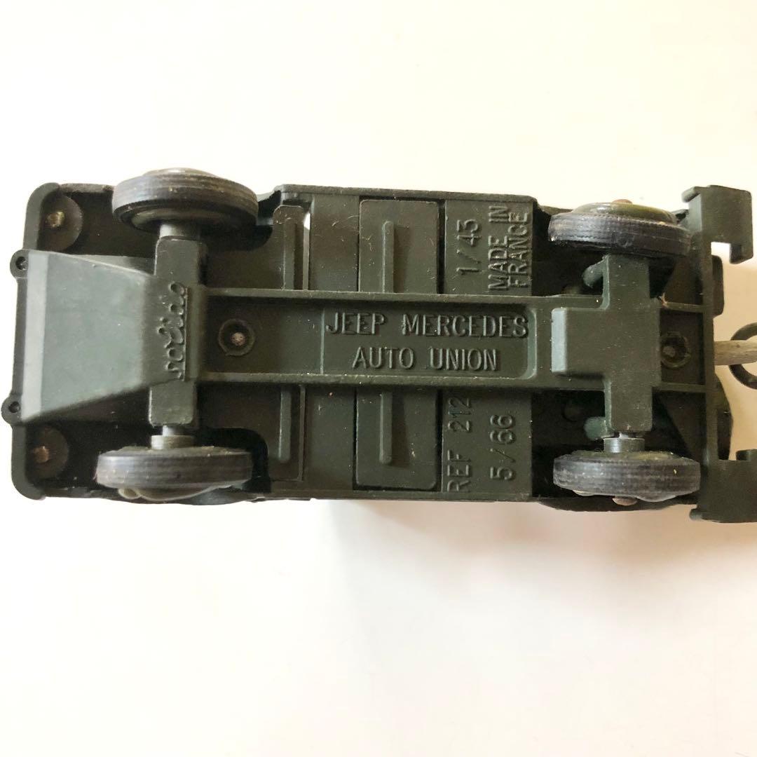 ミニカー Solido 1/45 JEEP MERCEDES AUTO UNION