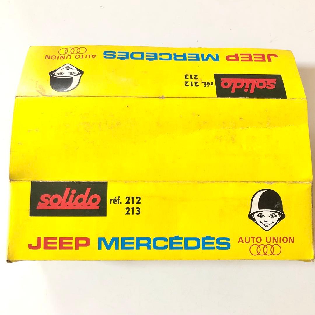 ミニカー Solido 1/45 JEEP MERCEDES AUTO UNION