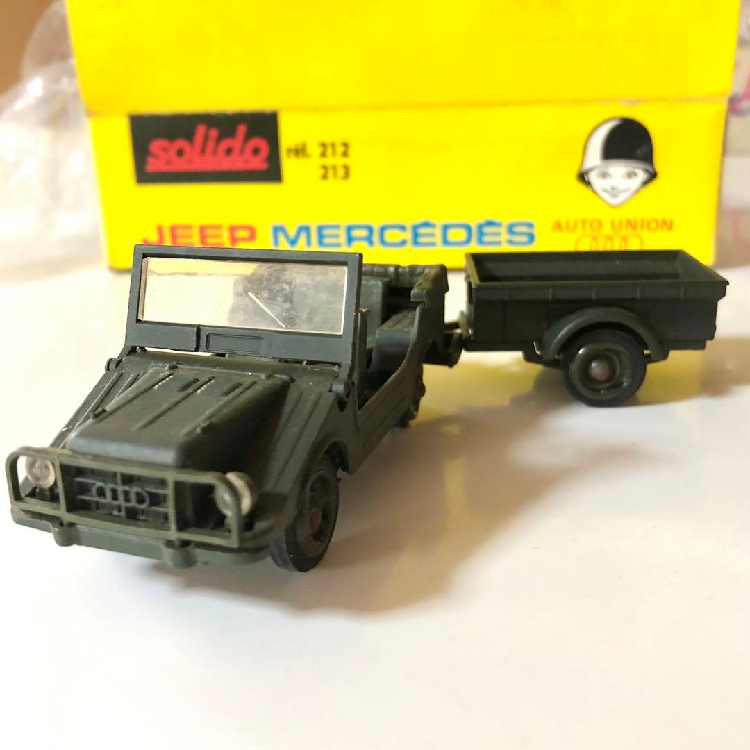 ミニカー Solido 1/45 JEEP MERCEDES AUTO UNION