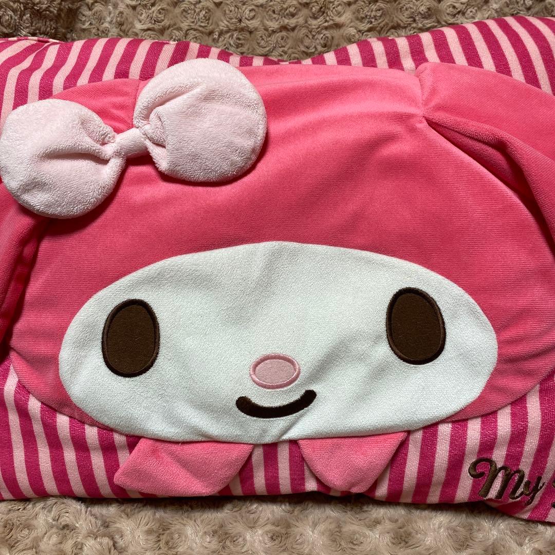 【平成レトロ】【マイメロディ 】クッション 枕 ★ 大きめ　★ レア