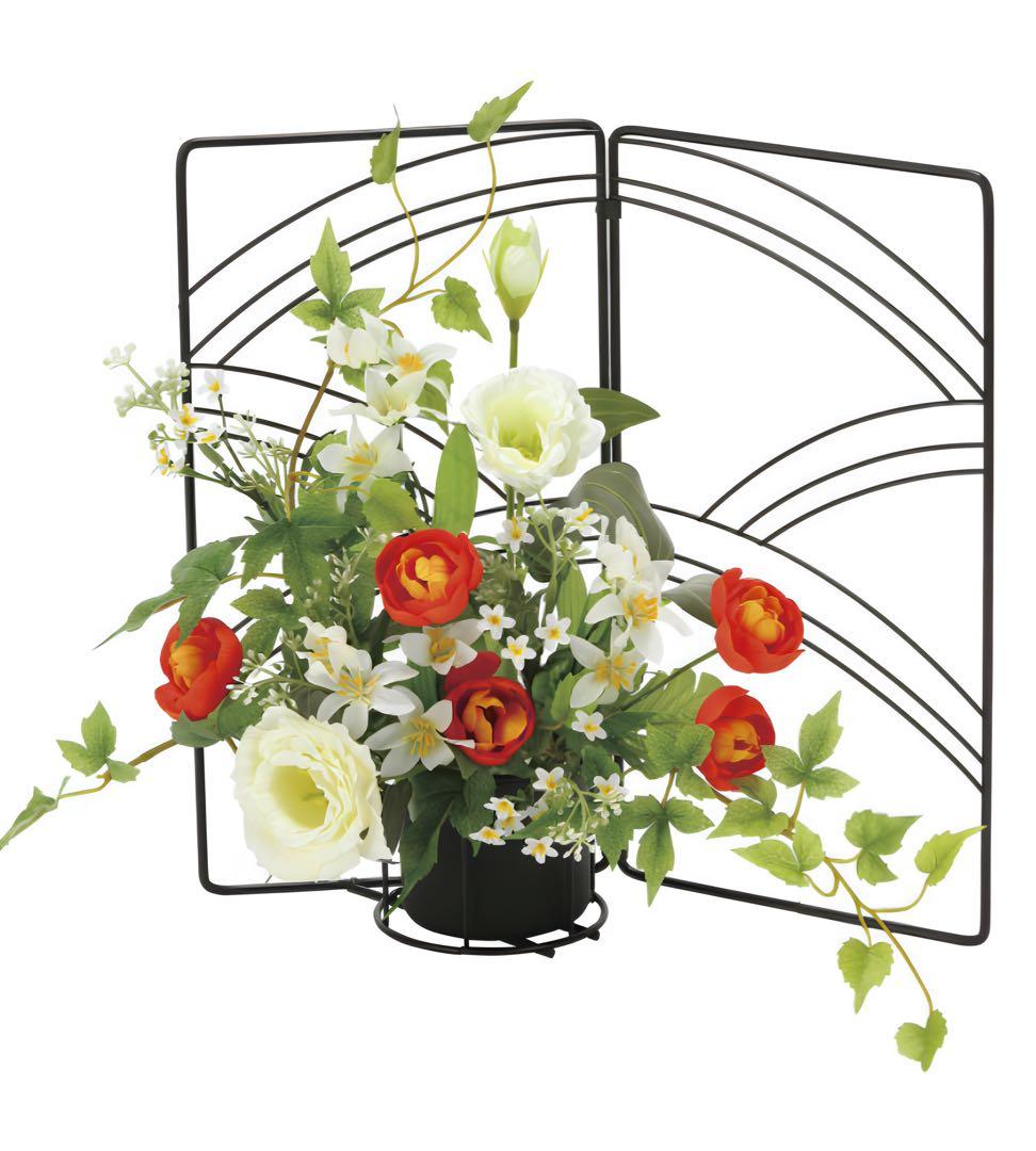 光触媒　人工観葉植物　ウォールグリーン　フェイクグリーン　花波