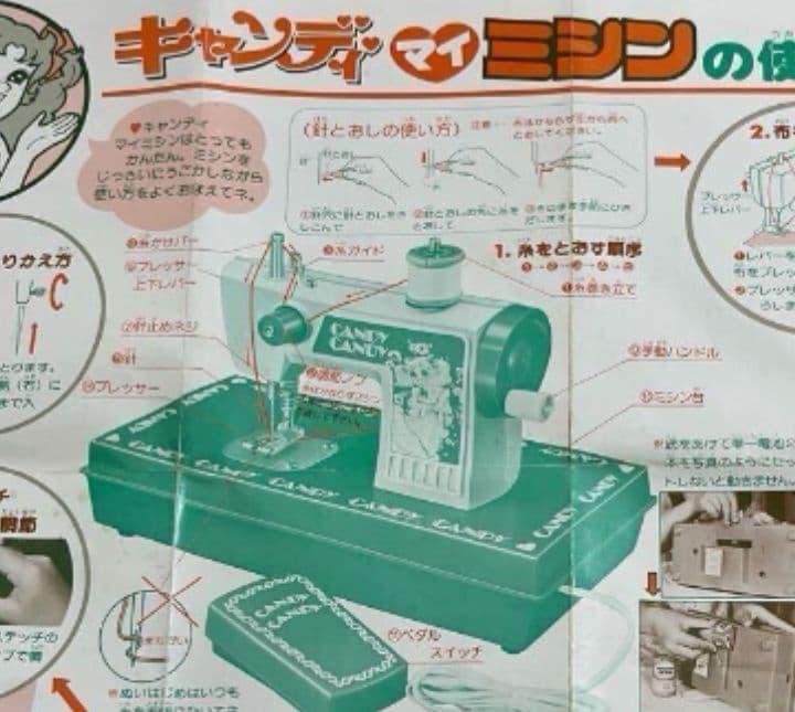 キャンディキャンディミシン 動作確認済み 電池付き