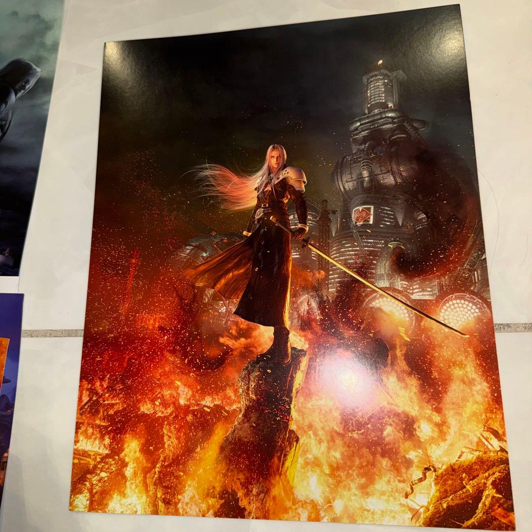 ファイナルファンタジーVII リメイク　厚紙　ポスター　高精細アート