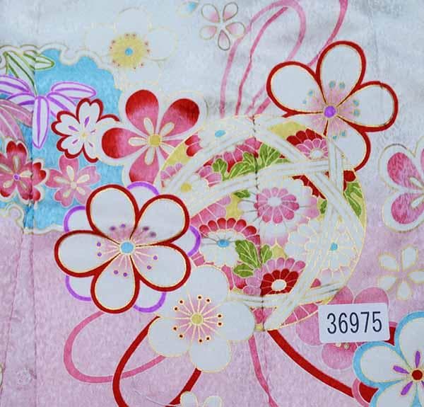 七五三 三歳 女児 被布着物フルセット 正絹 半衿伊達襟付き お仕立て無料