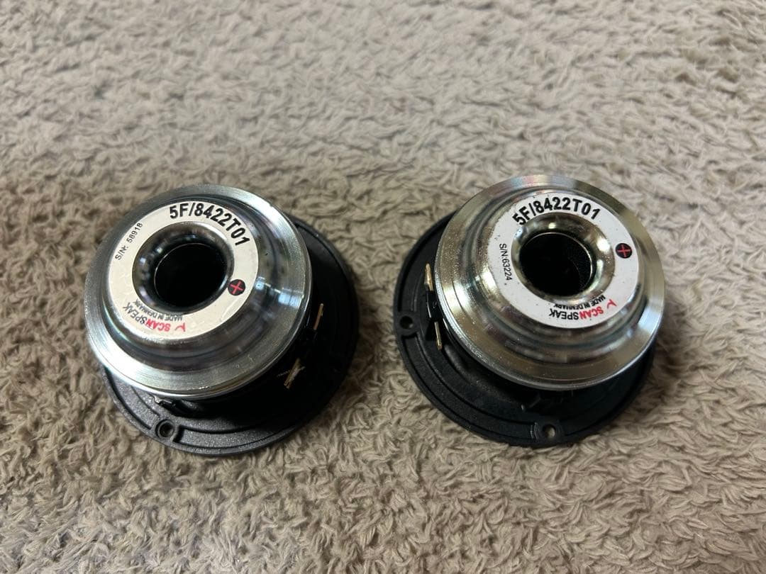 Scan Speak 5F/8422T01 スピーカー　デンマーク製