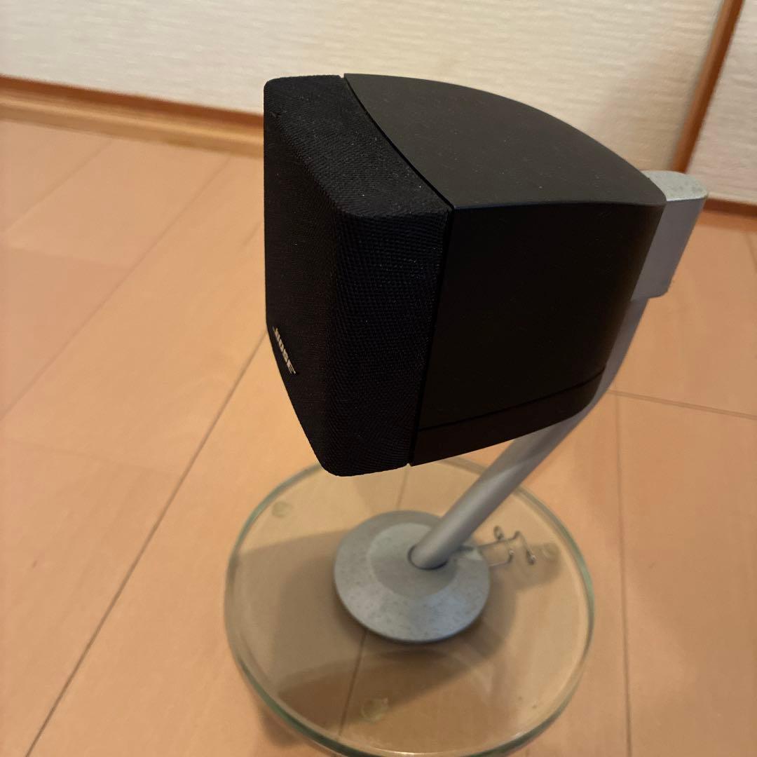 BOSEキューブ サテライトスピーカー ガラススタンド付き
