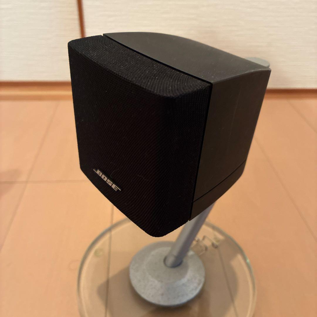 BOSEキューブ サテライトスピーカー ガラススタンド付き